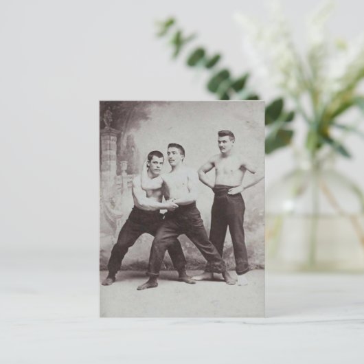 Victoriaans wasmachines briefkaart (Staand voorkant)