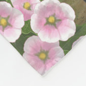 Victoriaans waterhouse Chickadees Flowers Fleece Deken (Hoek)