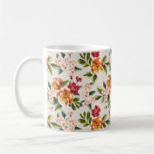  Victoriaans Waterverf Floral Pattern Koffiemok (Links)
