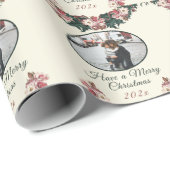  Victoriaans Waterverf foto bloemen Cadeaupapier (Rol Hoek)