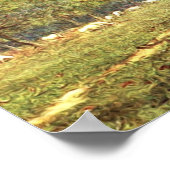 Victoriaans Waterverf: Meisjes plukken Appels Poster (Hoek)