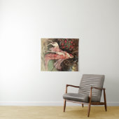 Victoriaans Waterverf van vrouw met vrouw Wandkleed (In Situ (horizontaal))