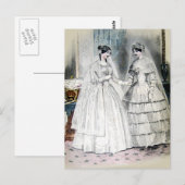 Victoriaans weddenschap briefkaart (Voorkant / Achterkant)