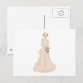 Victoriaans weddenschap briefkaart (Voorkant / Achterkant)