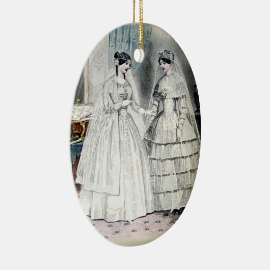 Victoriaans weddenschap keramisch ornament (Rechts)