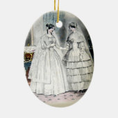 Victoriaans weddenschap keramisch ornament (Achterkant)