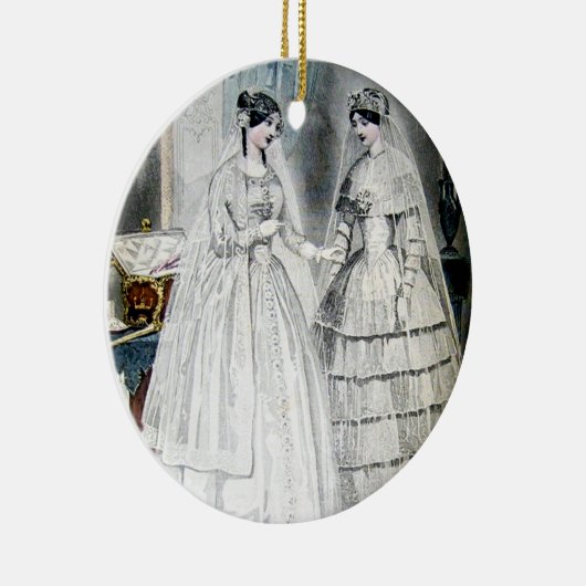 Victoriaans weddenschap keramisch ornament (Rechts)