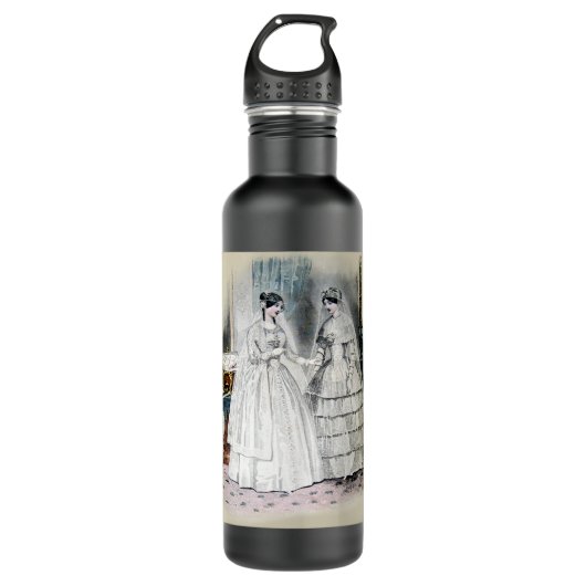 Victoriaans weddenschap waterfles  (Voorkant)