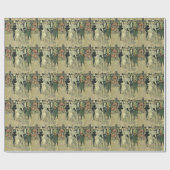 Victoriaans weddenschappen en fietsen van de Pas g Cadeaupapier (Vlak)