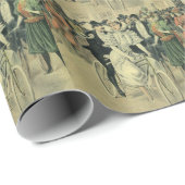 Victoriaans weddenschappen en fietsen van de Pas g Cadeaupapier (Rol Hoek)