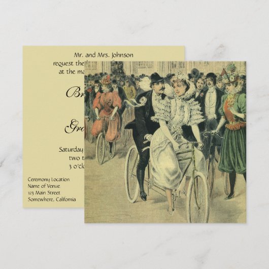 Victoriaans weddenschappen en fietsen van de Pas g Kaart (Voorkant / Achterkant)