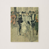 Victoriaans weddenschappen en fietsen van de Pas g Legpuzzel (Verticaal)
