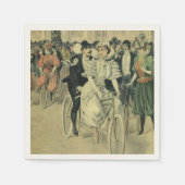 Victoriaans weddenschappen en fietsen van de Pas g Servet (Voorkant)