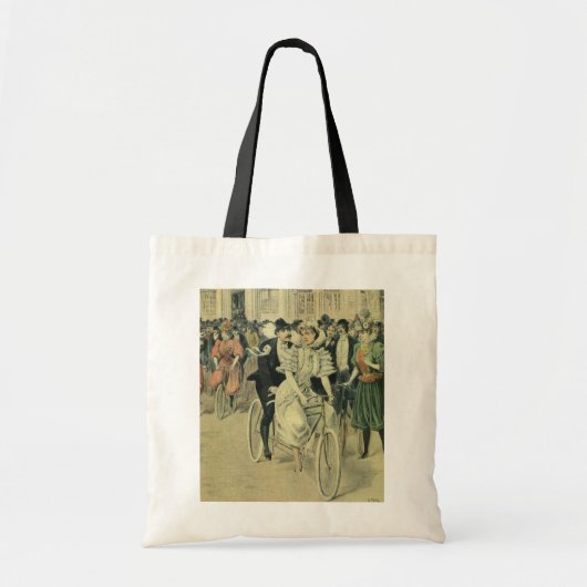 Victoriaans weddenschappen en fietsen van de Pas g Tote Bag (Voorkant)