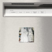 Victoriaans weduwnaar twee vrouwen magneet (Insitu (Vaatwasser))