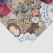 Victoriaans weefselpapier tissuepapier (Detail)