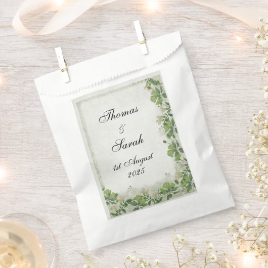 Victoriaans weide bedankzakje (Geknipt)