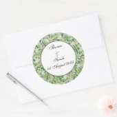Victoriaans weide ronde sticker (Envelop)