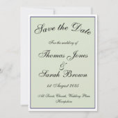 Victoriaans weide save the date (Voorkant)