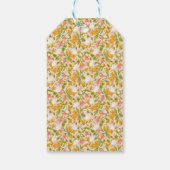 Victoriaans weidegele sticker cadeaulabel (Achterkant)