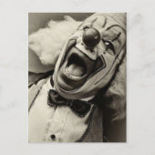 Victoriaans-weird Funny Clown Briefkaart (Voorkant)