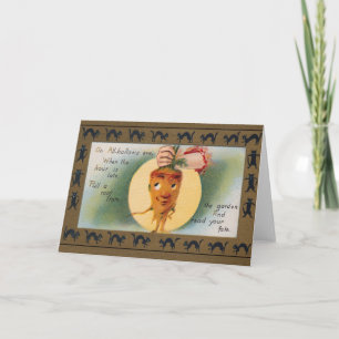 Victoriaans Wenskaart van Fate Halloween Kaart