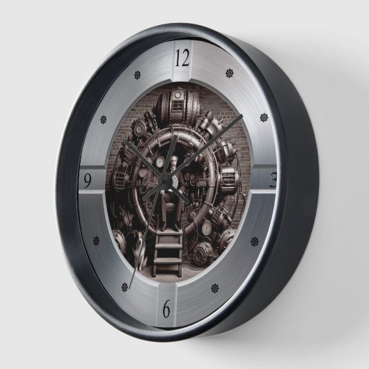 Victoriaans Wetenschapper ~ Steampunk Tijdmachine  (Hoek)