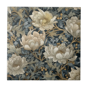 Victoriaans wijnstokken - William Morris Tegeltje