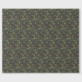Victoriaans William Morris Fruit Leaves Cadeaupapier (Vlak)
