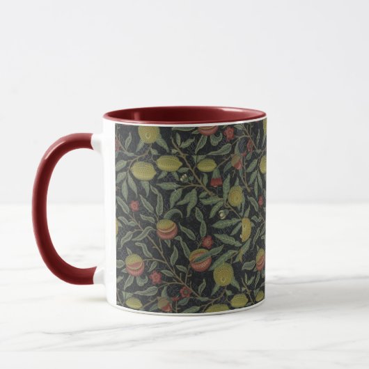  Victoriaans William Morris Fruit Leaves Mok (Links)