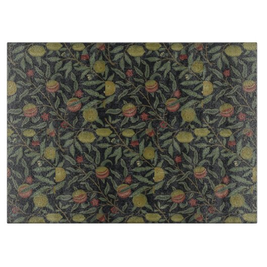 Victoriaans William Morris Fruit Leaves Snijplank (Voorkant)
