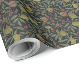  Victoriaans William Morris Fruit Leaves Wrap Cadeaupapier