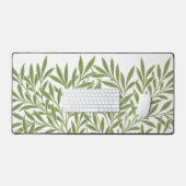 Victoriaans Willow Leaves door William Morris Bureaumat (Keyboard & Muis)