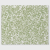  Victoriaans Willow Leaves door William Morris Cadeaupapier (Vlak)
