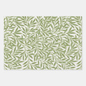  Victoriaans Willow Leaves door William Morris Inpakpapier Vel (Voorkant 3)