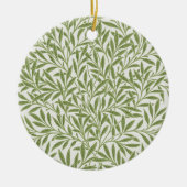  Victoriaans Willow Leaves door William Morris Keramisch Ornament (Voorkant)