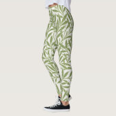  Victoriaans Willow Leaves door William Morris Leggings (Links)