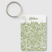 Victoriaans Willow Leaves door William Morris Sleutelhanger (Voorkant)