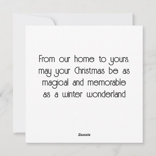 Victoriaans winterkerst in Londen Feestdagenkaart (Achterkant)