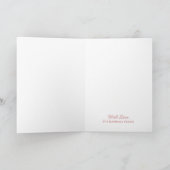 Victoriaans winterscène zonder kerstfoto feestdagen kaart (Binnen)