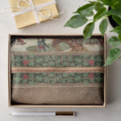 Victoriaans winterschaatsen en -slippers tissuepapier (Geschenk)