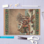 Victoriaans winterschaatsen en -slippers tissuepapier (Craft)