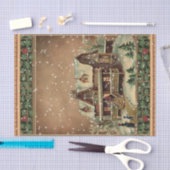 Victoriaans winterscheenpapier tissuepapier (Craft)