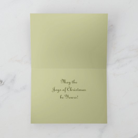 Victoriaans winterse Kaart (Binnen)