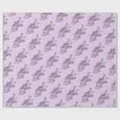 /Victoriaans Wisteria Flowers Cadeaupapier (Vlak)