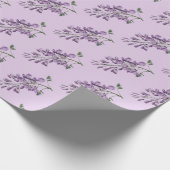 /Victoriaans Wisteria Flowers Cadeaupapier (Hoek)