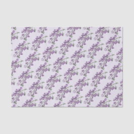 /Victoriaans Wisteria Flowers Tissuepapier