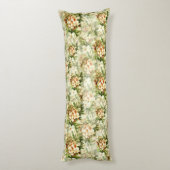  Victoriaans wit bloesem Lichaamskussen (Achterkant (Verticaal))