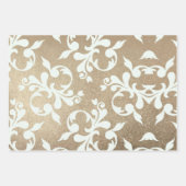 Victoriaans witbruine bruinbruistoestel voor bruil inpakpapier vel (Voorkant)