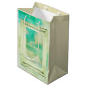 Victoriaans wolkenverfschilderij van lijst elegant medium cadeauzakje (Voorkant Gekanteld)